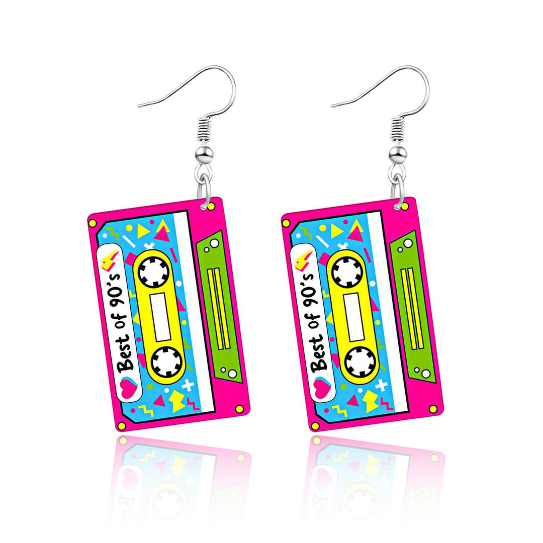 Nostalgic Cassette Tape Earrings Kalsten