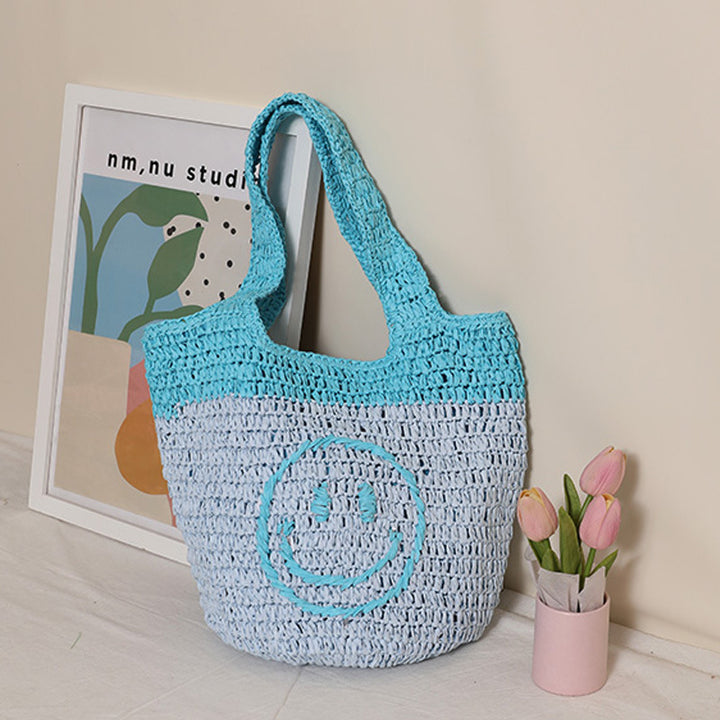 Hand-knotted shopping bag with casual design Kalsten