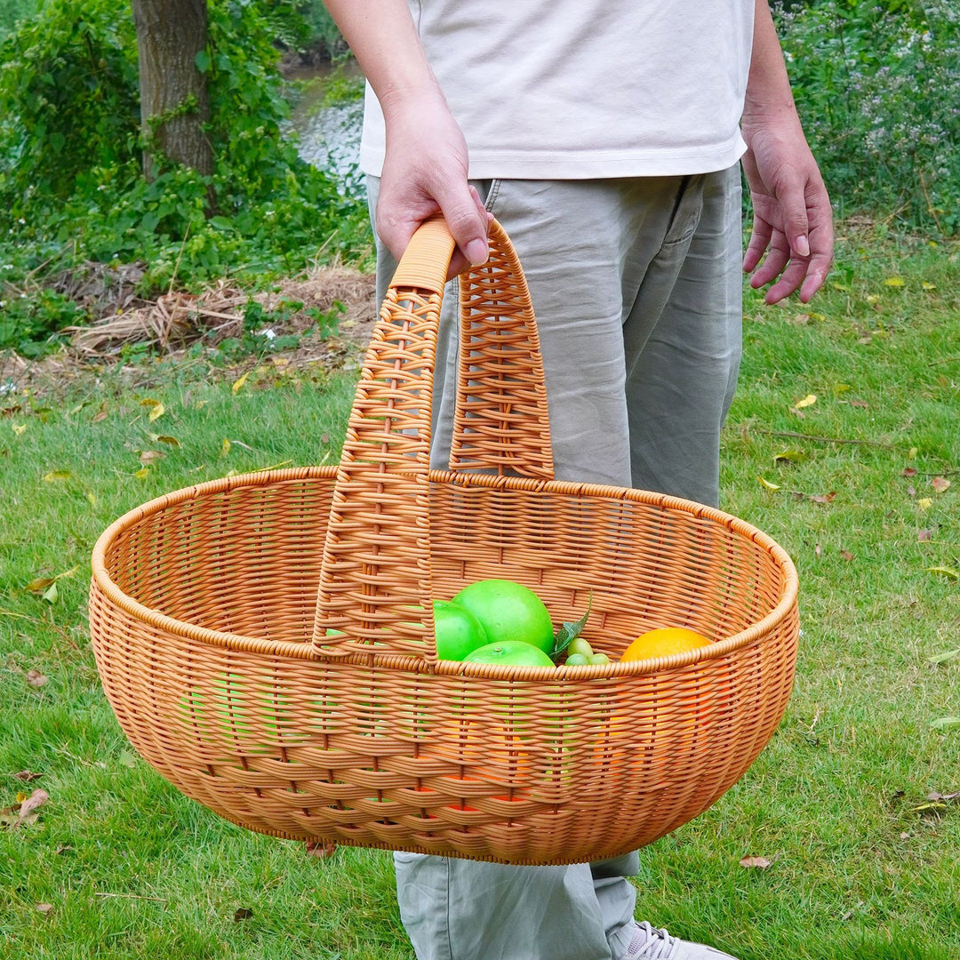 Large Woven Garden Picnic Basket Kalsten