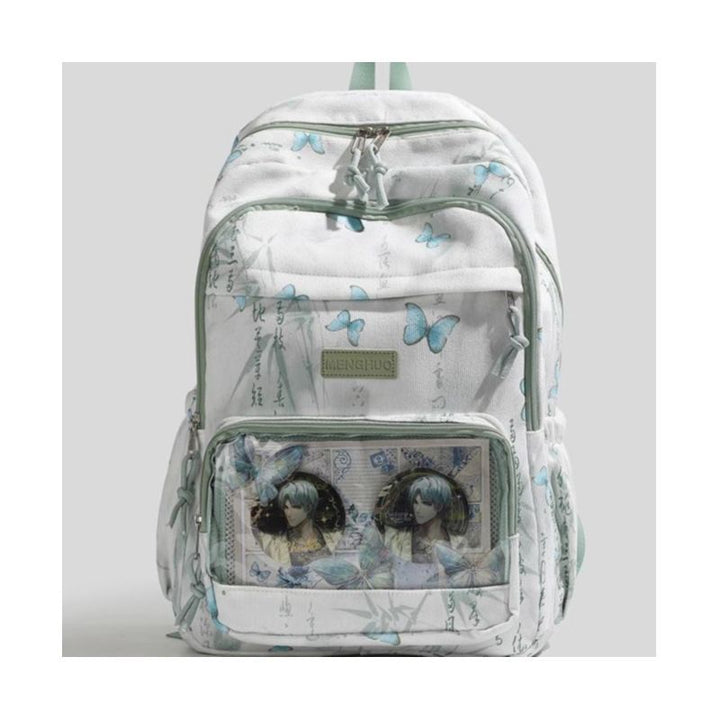 Stylish Butterfly Print Backpack Kalsten