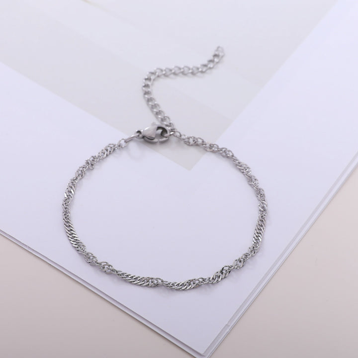 Textured Twisted Chain Bracelet Kalsten