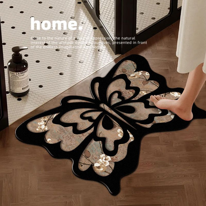 Decorative Butterfly-Shaped Bath Mat Kalsten