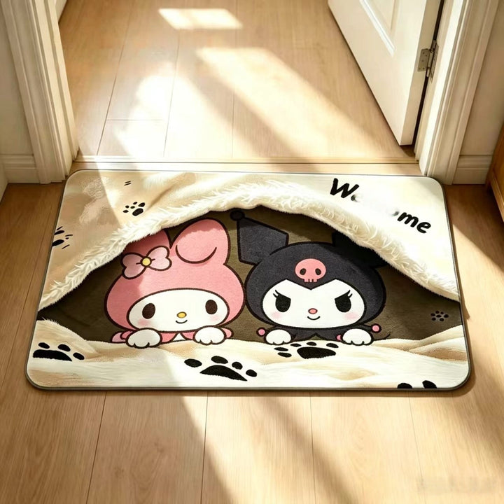 Adorable Character Welcome Mat