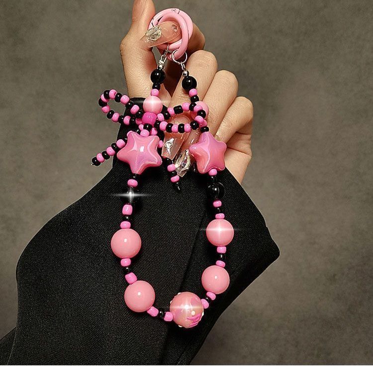 Fun-Themed Beaded Keychain Kalsten
