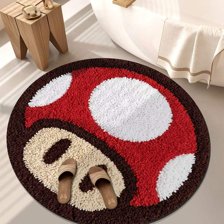 Playful Tiger-Themed Bathroom Mat Kalsten