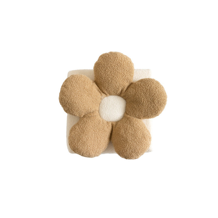 Padded flower seat cushion with teddy plush and ergonomic padding Kalsten
