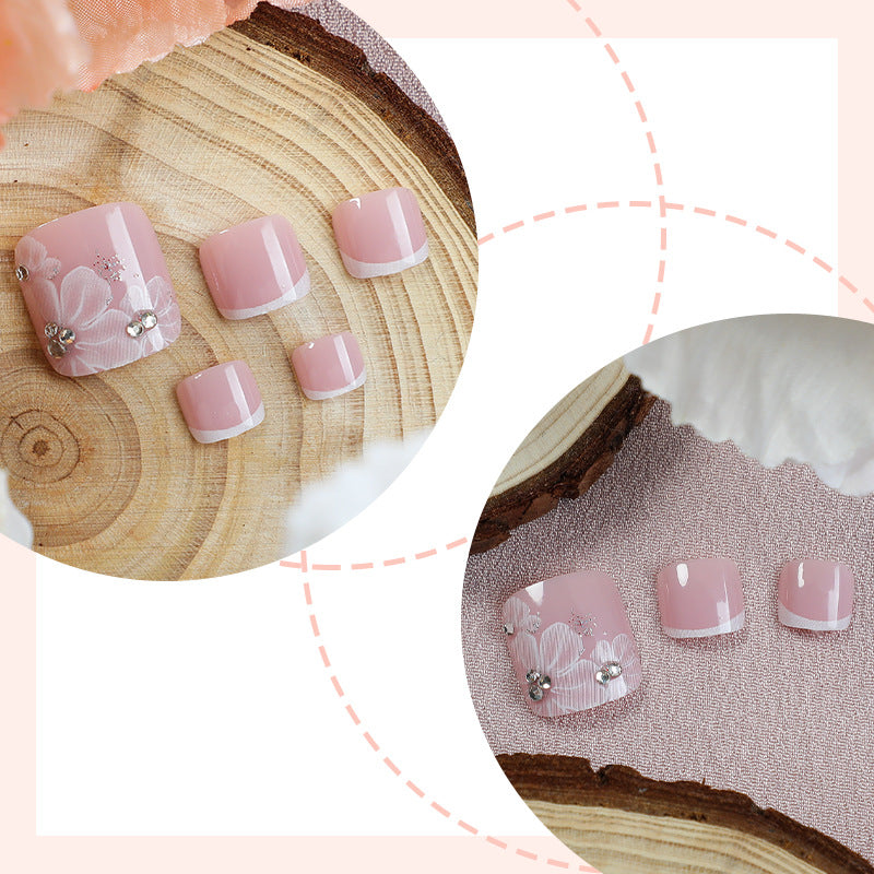 Premium Floral Press-On Nail Set Kalsten 1788496129
