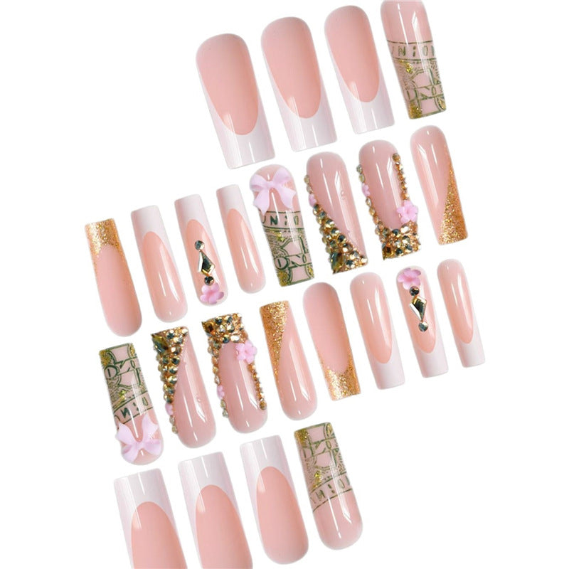 Glamorous Decorative Press-On Nails with Unique Embellishments Kalsten