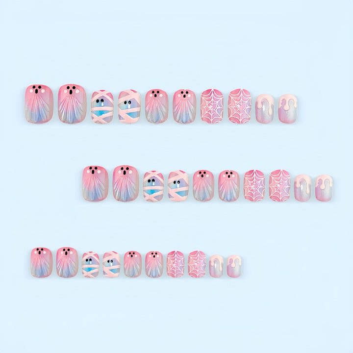 Creative art nails with playful underwater motif Kalsten