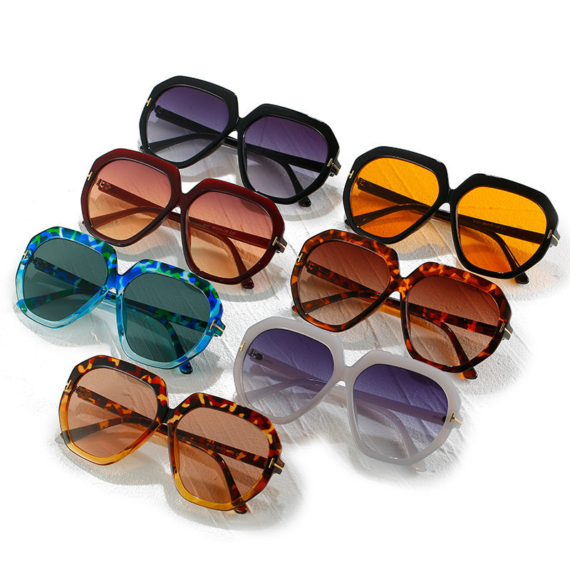 Fashion-Forward Oversized Hexagonal Sunglasses Kalsten