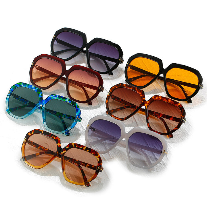 Fashion-Forward Oversized Hexagonal Sunglasses Kalsten