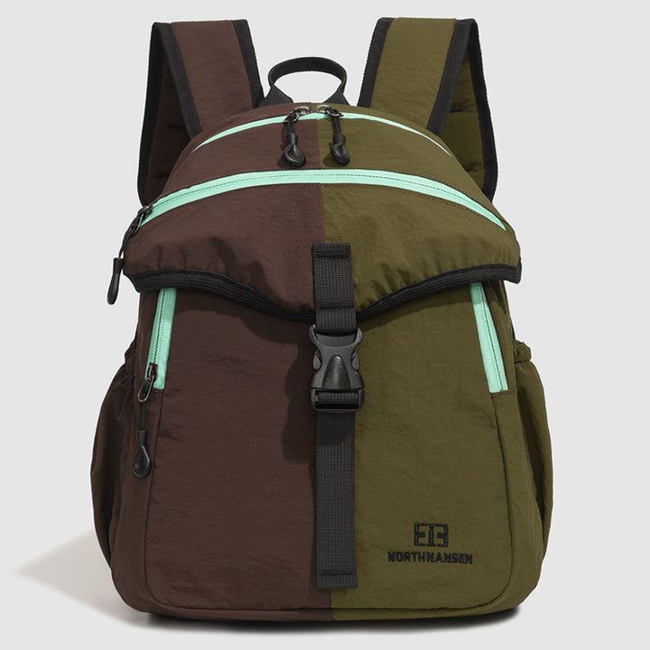 Color-Block Multi-Pocket Backpack Kalsten