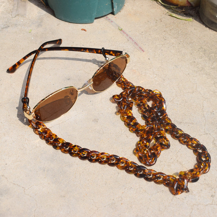 Stylish Tortoise Shell Eyewear Chain Kalsten