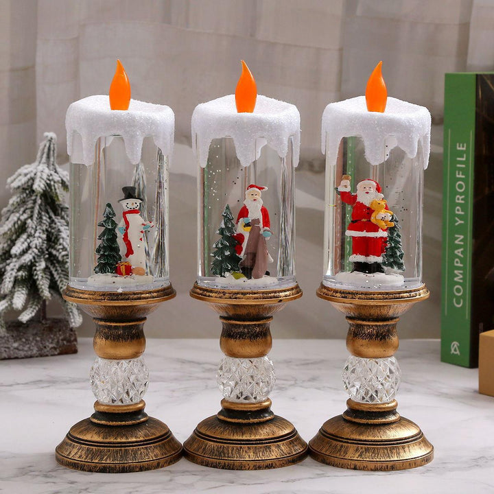 LED Snow Globe Candle Decoration Kalsten