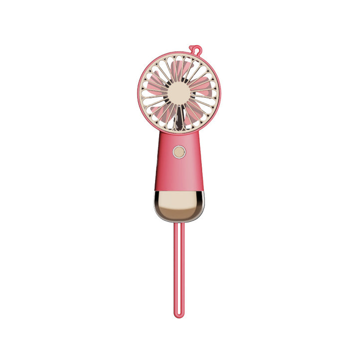 Ladies portable hand fan with USB charging function and ergonomic handle Kalsten