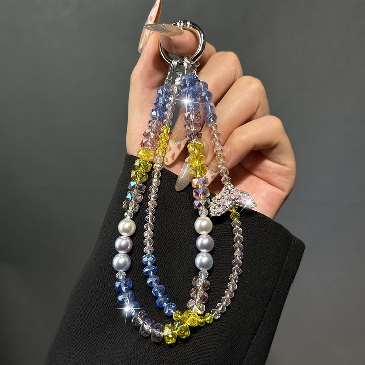 Elegant Beaded Charm Keychain Kalsten 1790135859