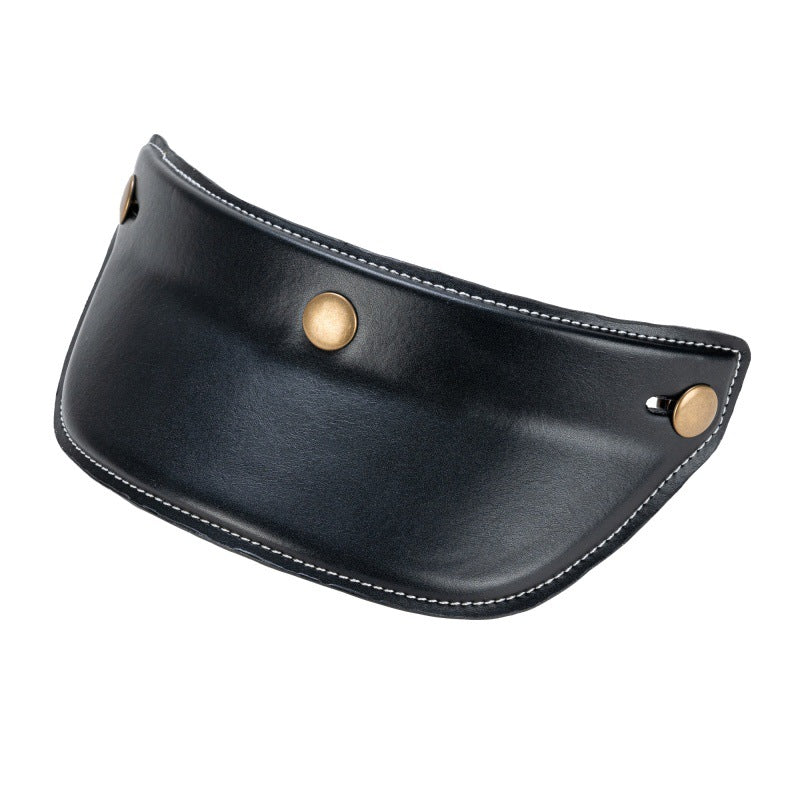 Classic Leather Helmet Visor Kalsten