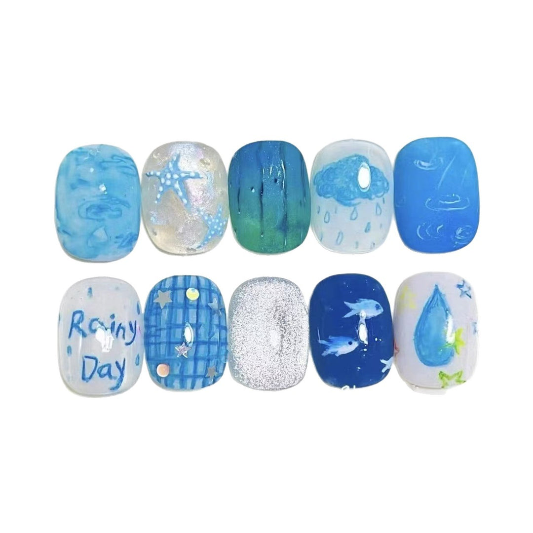Artistic Press-On Nail Designs Kalsten