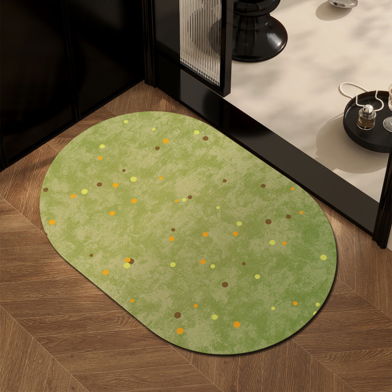 Decorative Oval Area Mat