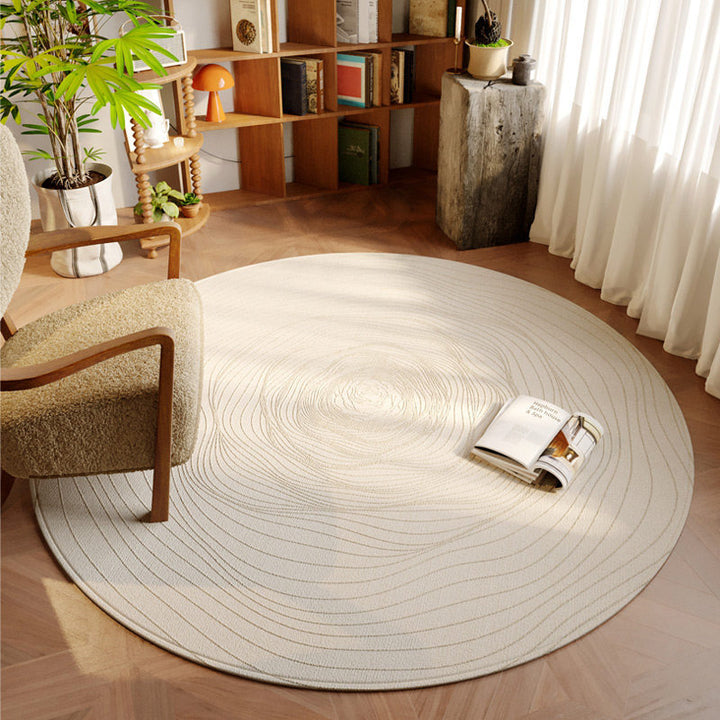 Artistic Abstract Round Area Rug for Home Decor