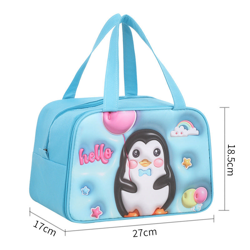Fun Penguin-Themed Lunch Bag