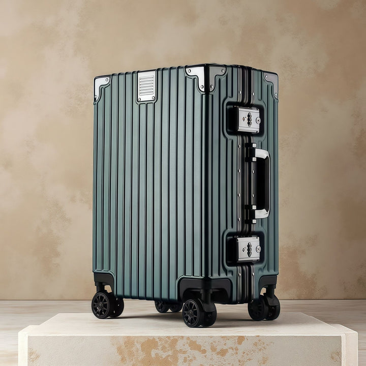 Hard Shell Trolley With Double Safety Lock And Silent 360-Degree Wheels Kalsten
