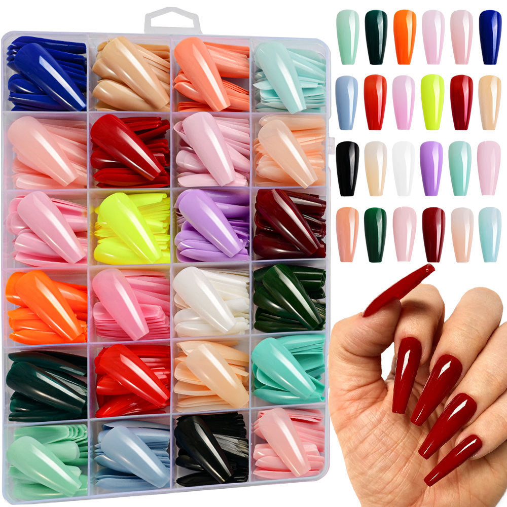 Elegant Long-Style False Nail Tips Kalsten