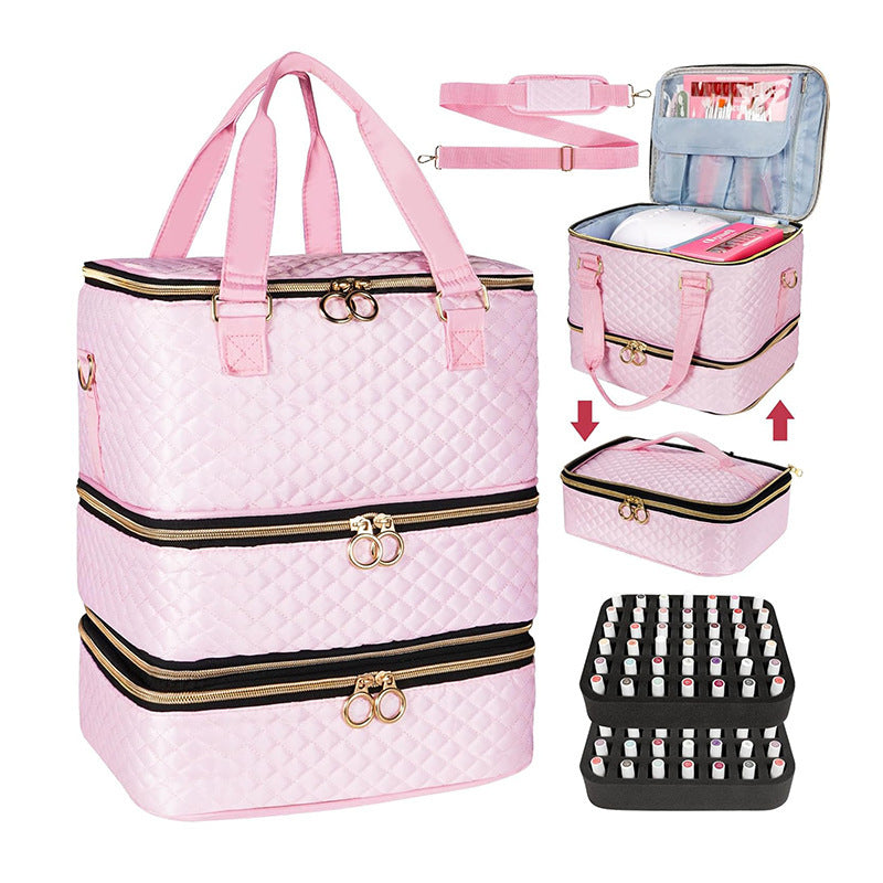 Cosmetic Organizer Bag with Multi-Level Design Kalsten
