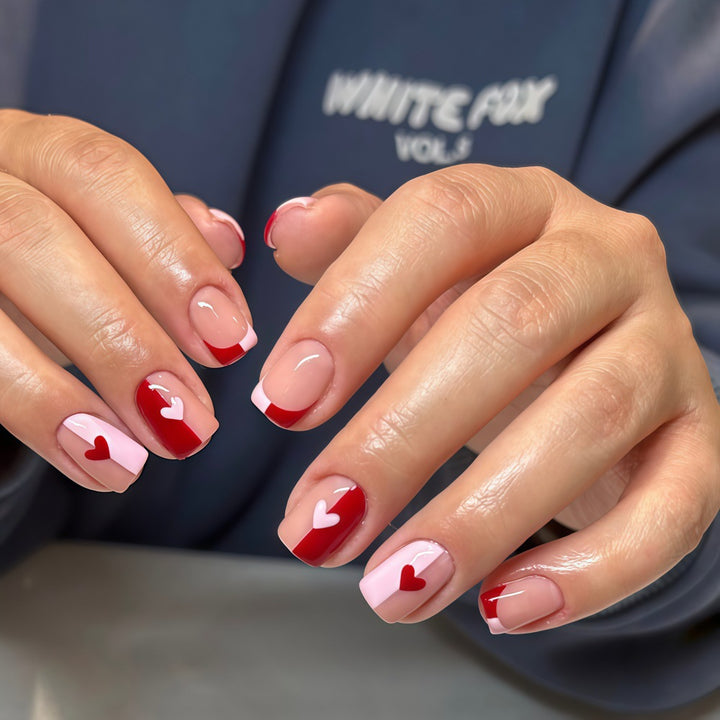 Artistic Heart Motif Art Nails Kalsten