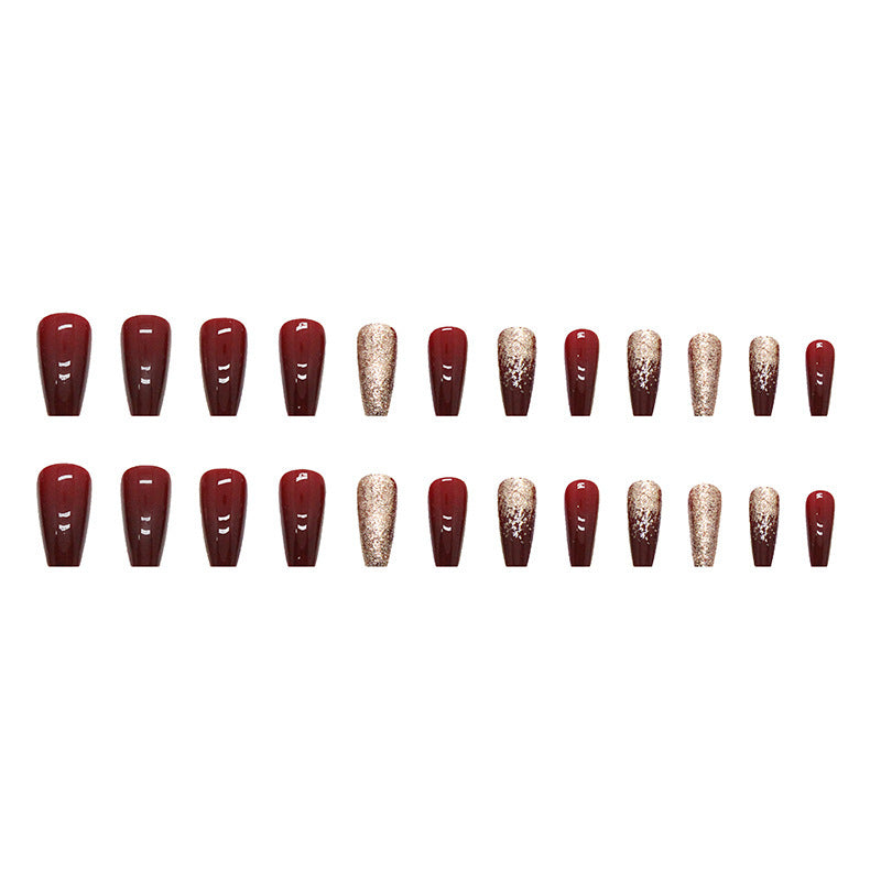 Elegant Glittering Nail Art Design Kalsten