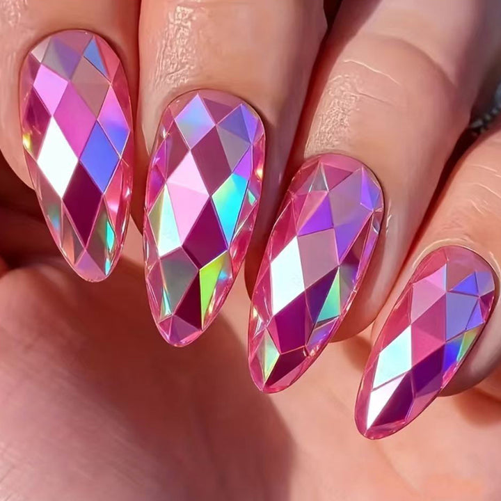 Artificial nails in elegant crystal design Kalsten