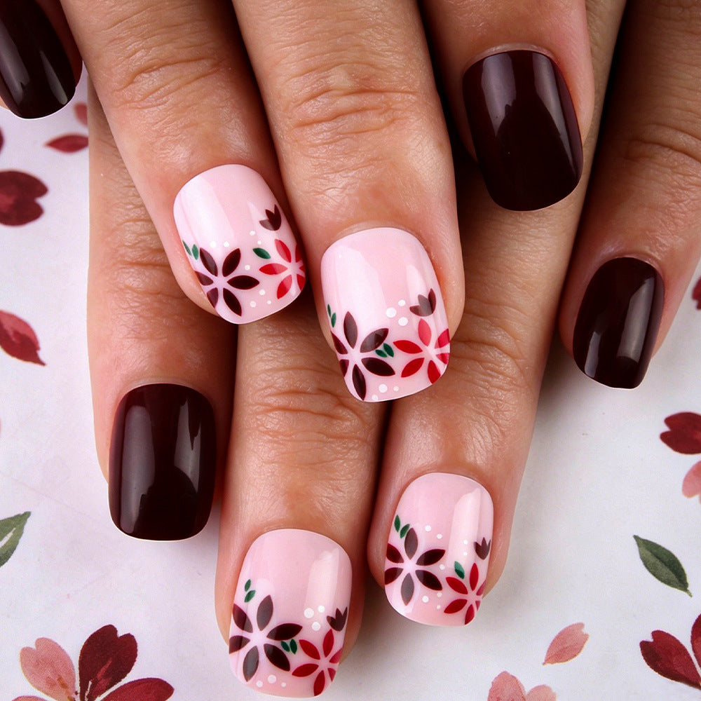 Floral Design Gel Nail Art Set Kalsten 1787542981
