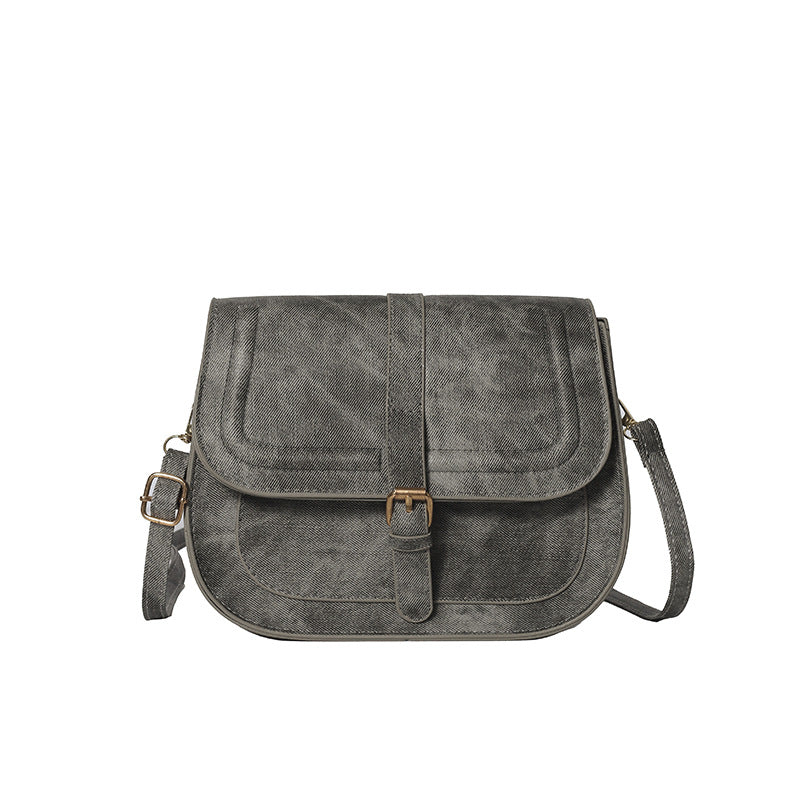 Vintage-Inspired Crossbody Satchel Kalsten