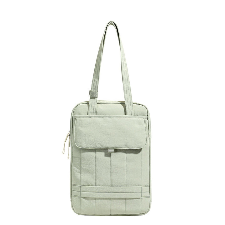 Structured Quilted Laptop Tote Bag Kalsten