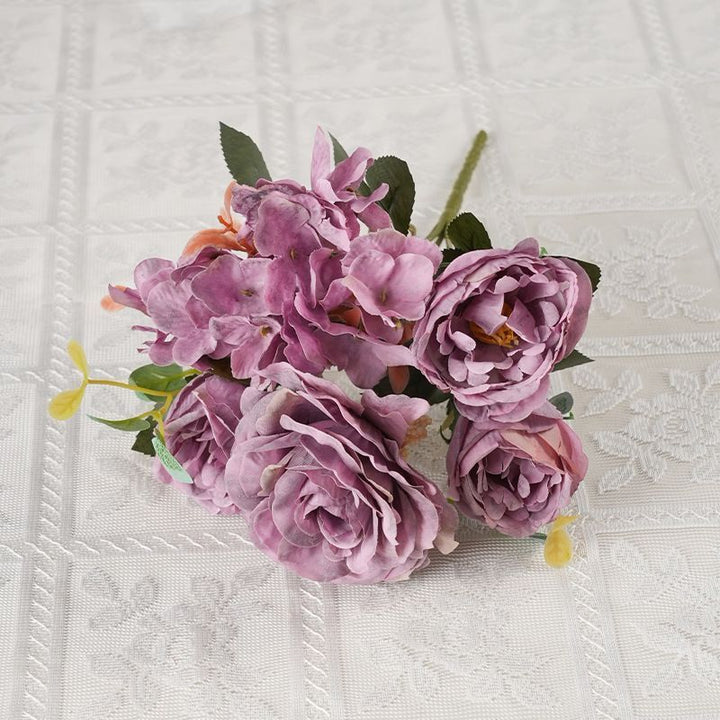 Lush Realistic Floral Bouquet Arrangement