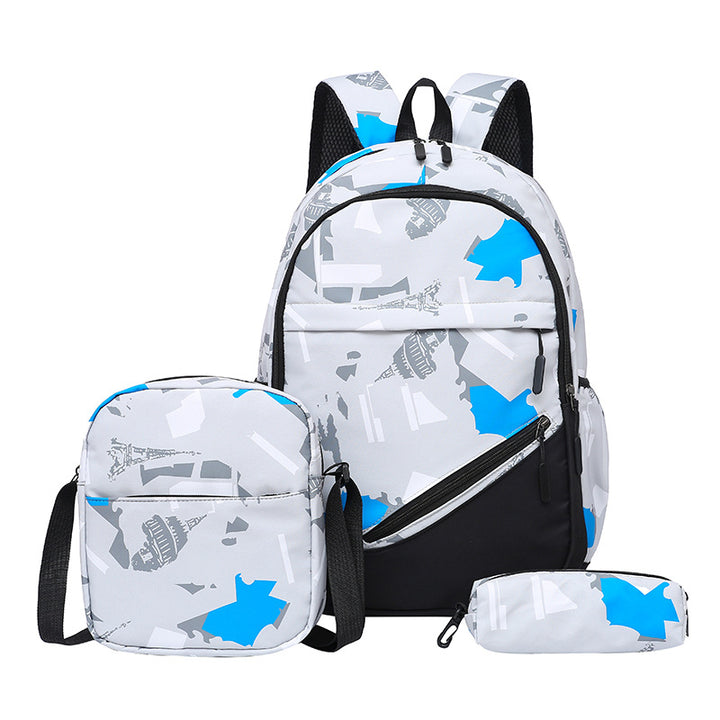 School backpack with multiple compartments and matching accessories Kalsten