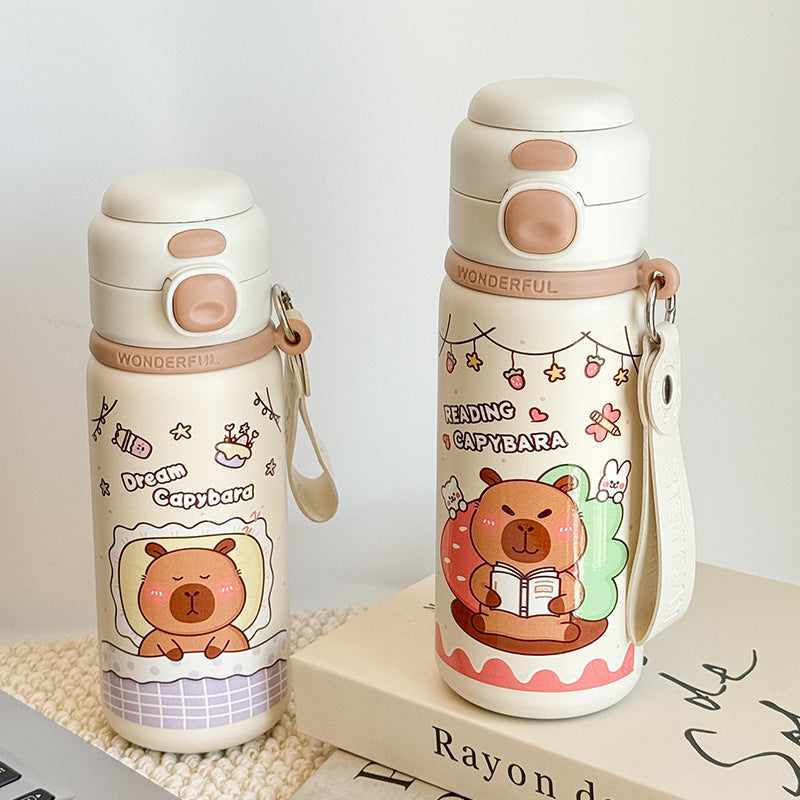 Insulated drinking bottle with playful animal motif Kalsten