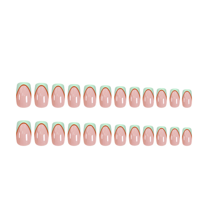 Creative nail extensions with geometric design Kalsten