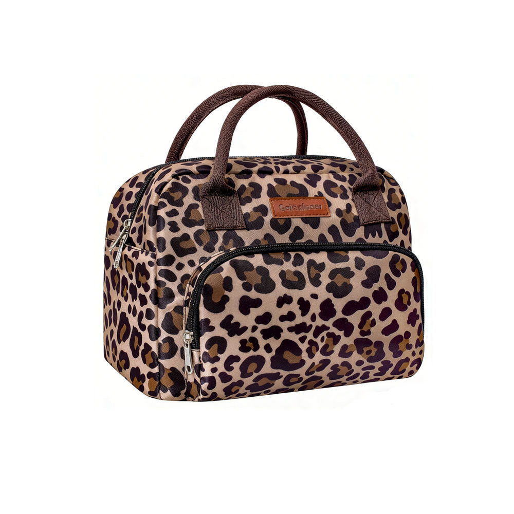Stylish Leopard Print Travel Bag