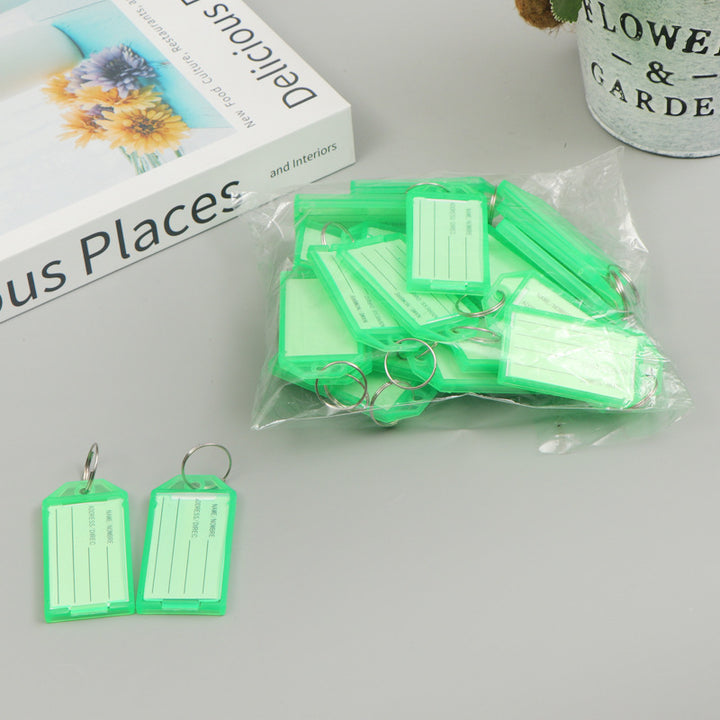 Unisex Label Keychain in Practical Set Kalsten