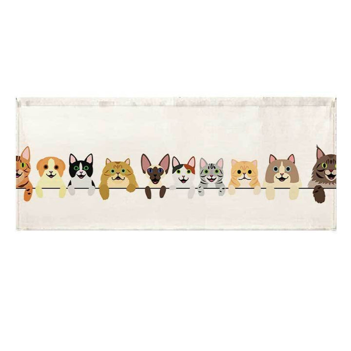 Printed Succulent Watercolor Runner Rug Mat for Kitchen and Entry
