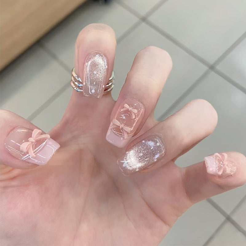 Decorative Glittery Press-On Nail Tips Kalsten