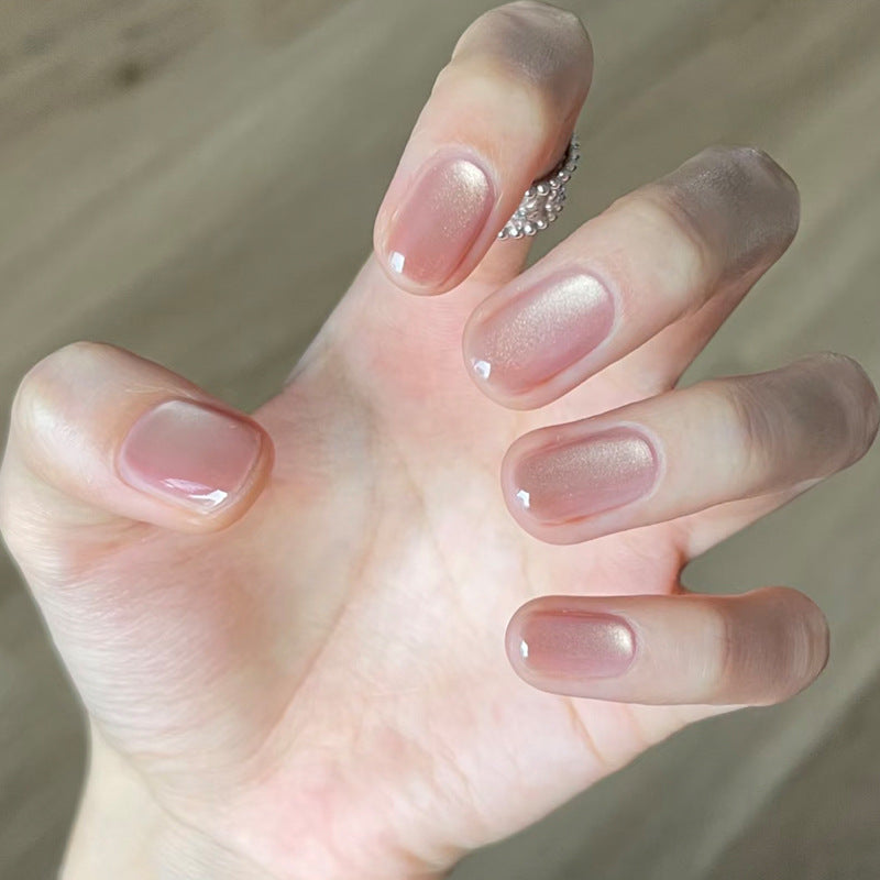 Natural Finish Press-On Nail Art Kalsten