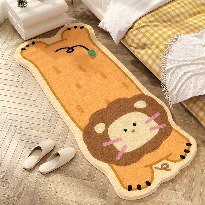 Cartoon Animal-shaped Plush Bath Mat