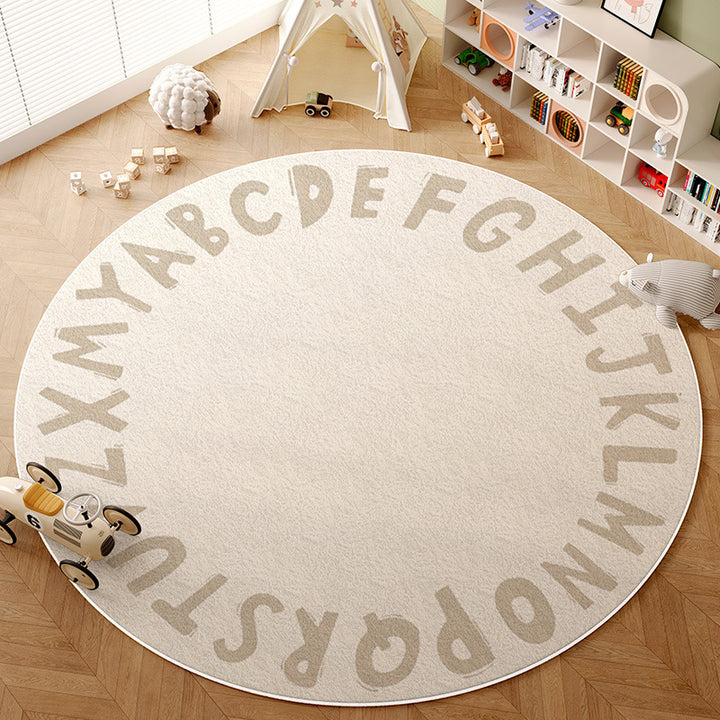 Educational Alphabet Learning Area Rug