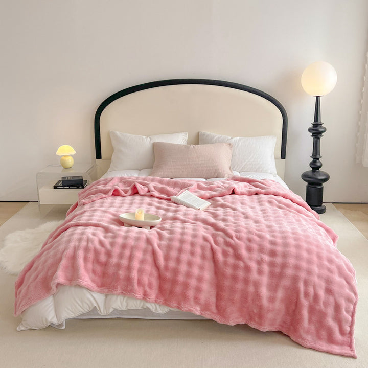 Soft Textured Sherpa Blanket