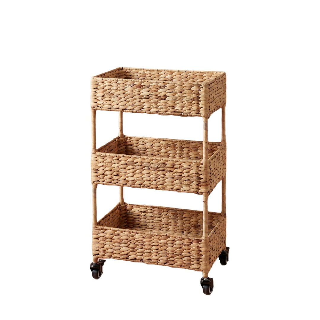 Multi-Tier Woven Storage Cart Kalsten