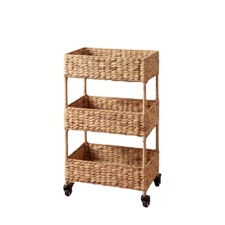Multi-Tier Woven Storage Cart Kalsten