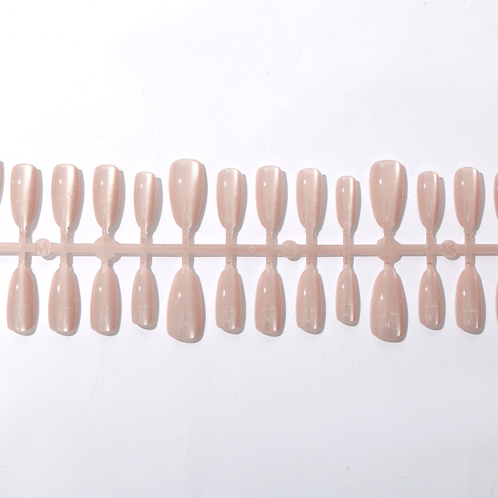 Elegant Press-On Nail Set with Glossy Finish Kalsten