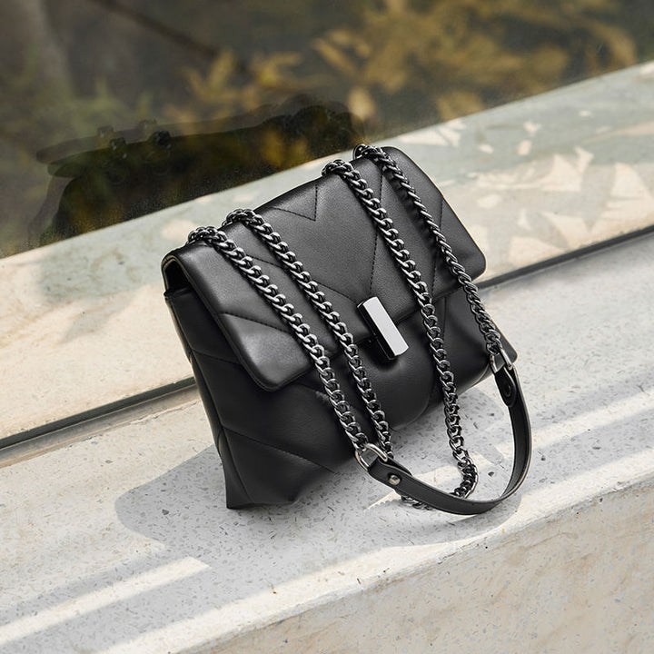 Elegant Quilted Shoulder Handbag Kalsten